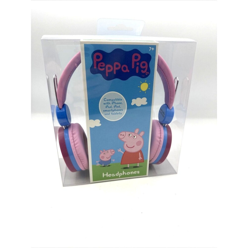 Peppa Pig Over The Ear Headphones HP1-01708 | Soft and Cushioned Ear Pieces -NEW
